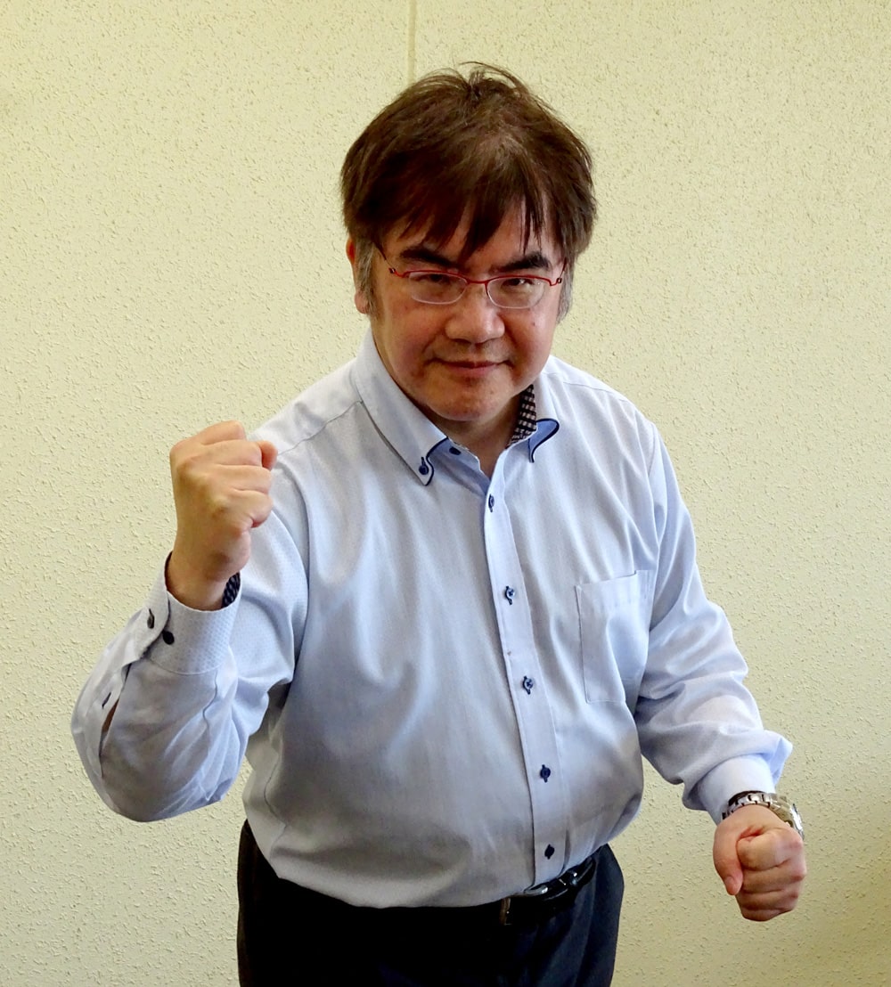 ガッツポーズの鷹取講師